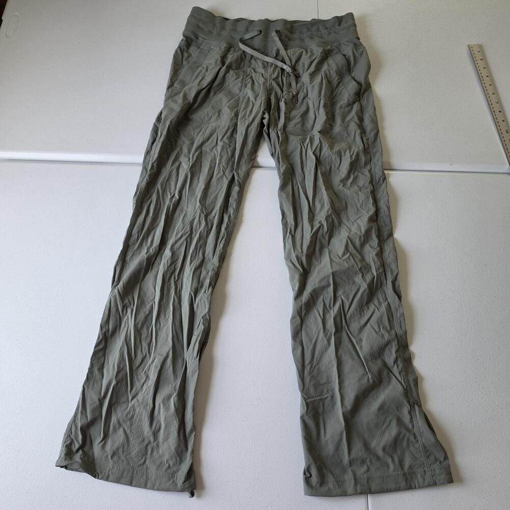 Lululemon Pants Womens 10 Green Dance Studio Mid Rise Track Zip Hem 2026